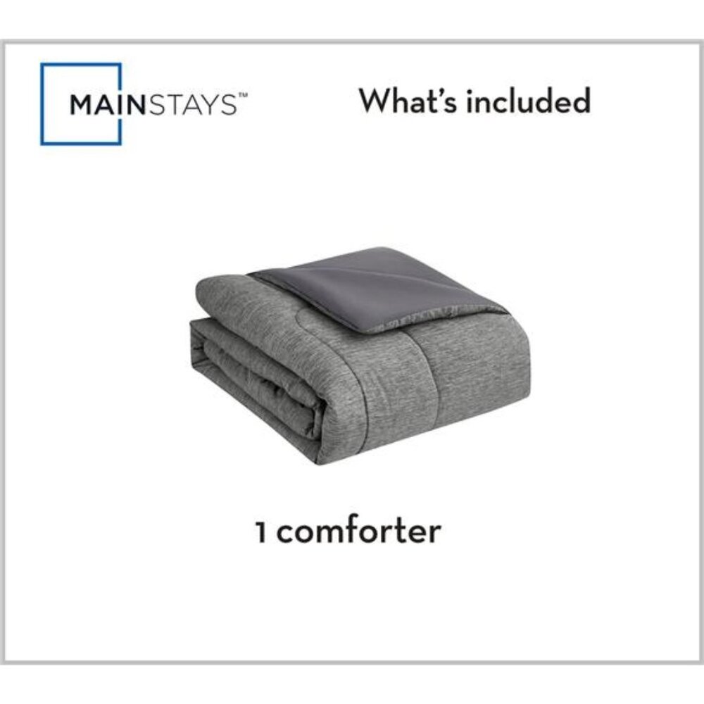 Super Soft Microfiber Reversible Comforter, Full/… - image 4